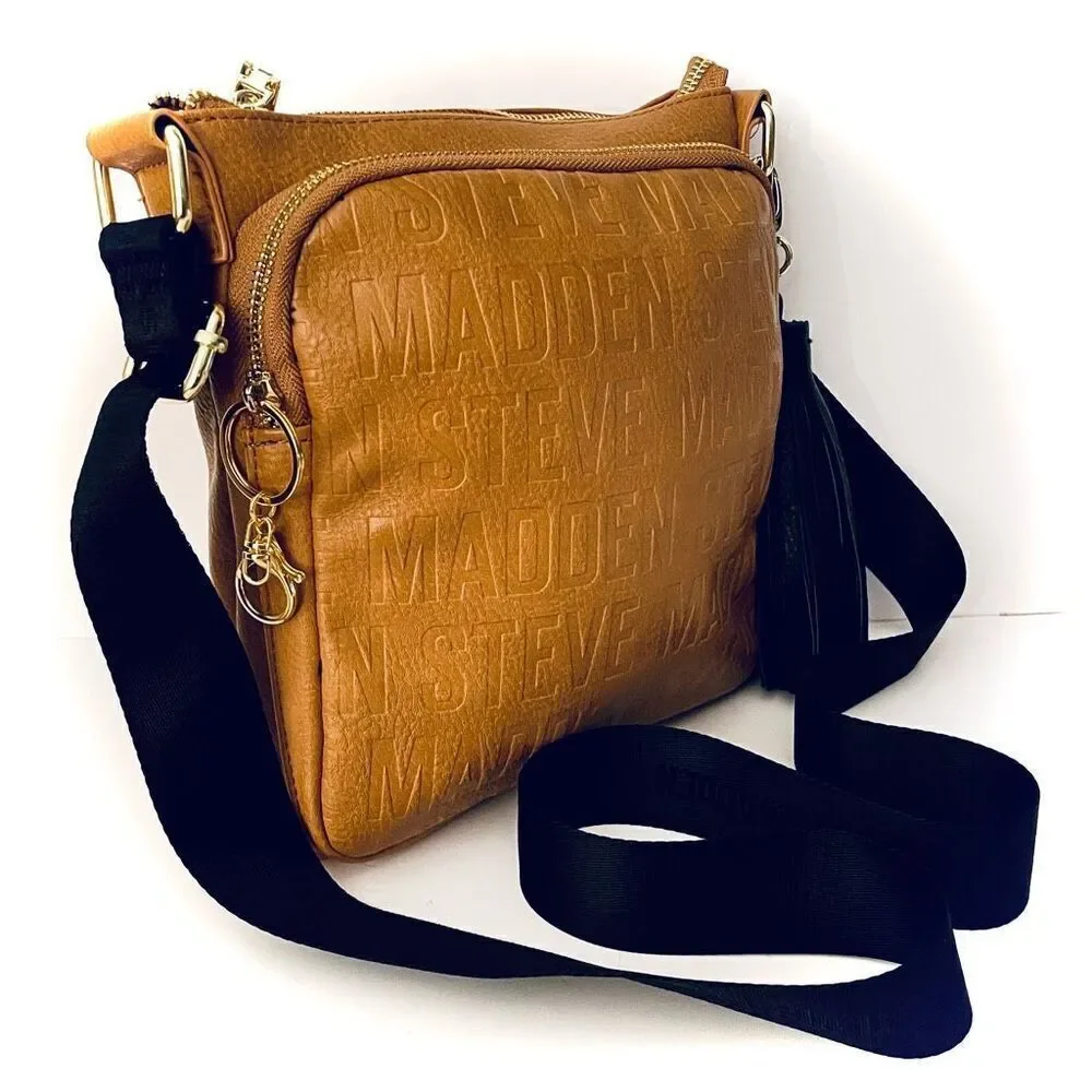 NWT Steve Madden Bglamm Crossbody Tan Bag New